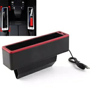 N V[g I[KiCU[ WCg Xg[W {bNX Mbv tB[ EHbg z_[ bh- Link Seat Organizer, Joint Storage Box Gap Filler Wallet Holder Red-
