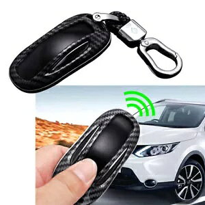 Ԃ̃X}[gL[tHuP[XJo[ANZT[ Tesla Model X J[{t@Co[p- Car Smart Key Fob Case Cover Accessories for Tesla Model X Carbon Fiber-