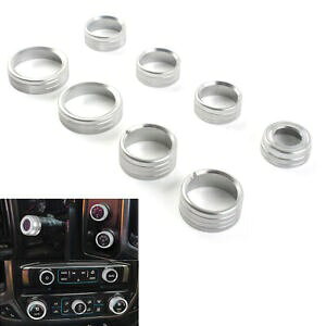 エアコンスイッチボタンボタントリムレッドシボレーシルバラードシルバー用- Air Conditioning Switch Button Button Trim Red for Chevrolet Silverado Silver-