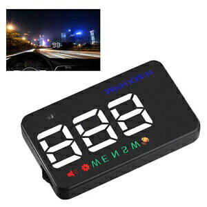 1x 3.5 C`jo[Txߌx^R HUD GPS wbhAbvfBXvC 1x 3,5" Universal Auto Over Speed Warning Tacho HUD GPS Head Up Display