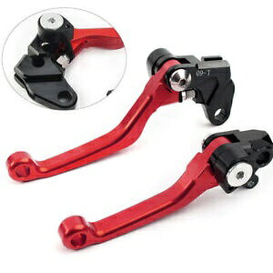 �N���b�`���o�[�n���h���o�[�u���[�L���o�[�I�[�g�o�C�X�Y�L RM125 RM250 RM85 ��- Clutch lever handlebar brake lever motorcycle for SUZUKI RM125 RM250 RM85 red-