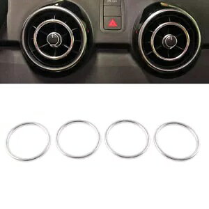�C���e���A�����O���[���f�B���O���C�o���󒲃A�E�f�B A1 S1 8X 10-18 �V���o�[- Interior ring molding ventilation outlet air conditioning for Audi A1 S1 8X 10-18 silver- �y���s�A���i�z