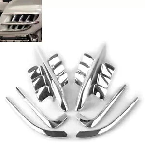 N[ g v~A V[N MY z_ 2001 2002-2011 GL1800 S[hEBOp- Chrome Trim Premier Shark Gills for Honda 2001 2002-2011 GL1800 Goldwing-