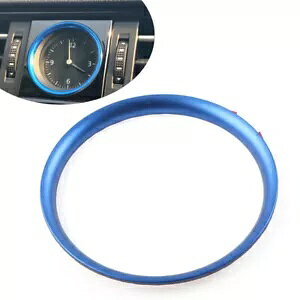 CeAZ^[R\[vt[Og VW pT[g B8 2016-2019 u[- Interior Center Console Watch Frame Ring Trim for VW Passat B8 2016-2019 Blue-