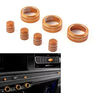 XCb`{^OJo[pl z_ VrbN 11. 2022+ 7 IW- Switch Button Ring Cover Panel for Honda Civic 11. 2022+ 7pcs Orange-