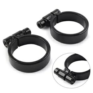 �X�[�p�[�G�L�]�[�X�g�N�����v �n�[���[ XL �A�C�A���w�b�h �X�|�[�c�X�^�[ 1000 ���f�� 57-85 BLK�p- Super exhaust clamps for Harley XL Ironhead Sportster 1000 model 57-85 BLK- �y���s�A���i�z