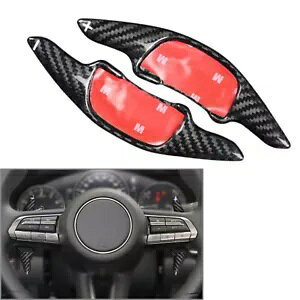 }c_ CX-30 pXeAOzC[VtgbJ[}c_ 3 J[{t@Co[ubNyA- Steering wheel shift rocker for Mazda CX-30 for Mazda 3 carbon fiber black pair-