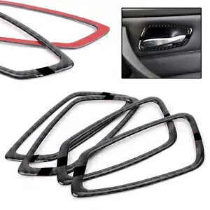 �Ԃ̃C���e���A�h�A�n���h���t���[�������g���� 4 �� BMW E90 E92 3 �V���[�Y 2005-2012- Car interior door handle frame decor trim 4PCS for BMW E90 E92 3 series 2005-2012-
