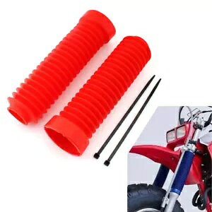 �O�փt�H�[�N�h�o�J�t�X �z���_ ATC 250R 83-86 &350X ATC ���b�h�p- Front Wheel Fork Dust Protection Cuffs for Honda ATC 250R 83-86 &350X ATC Red- �y���s�A���i�z