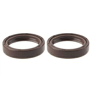 43X54-11mm I[goCtgtH[N_p[ICKXPbg & _XgKXPbguE 2 - 43X54-11mm Motorcycle Front Fork Damper Oil Gasket & Dust Gasket Brown 2PCs-