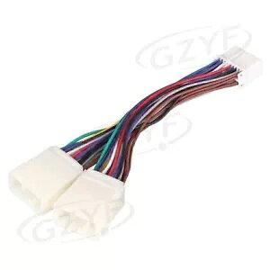 ԗp USB Aux-in A_v^[ MP3 WI C^[tFCX Y P[u z_ AR[h IfbZCp- Car USB Aux-in Adapter MP3 Radio Interface Y-Cable for Honda Accord Odyssey-