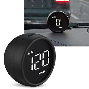 fW^ GPS Xs[h[^[ wbhAbv fBXvC MPH/KM xߔzCgA[- Digital GPS Speedometer Head-Up Display MPH/KM Overspeed Tired White Alarm-
