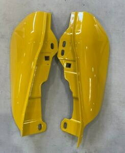 OS&D Advanblack N CG[ ~bht[ GA fBtN^[ '09+ c[Op OS&D Advanblack Chrome Yellow MID-FRAME AIR DEFLECTORS FOR '09+ TOURING