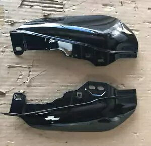 OS&D Advanblack VIVID BLACK ~bht[ GAfBtN^[ q[gV[h n[[p OS&D Advanblack VIVID BLACK Mid-Frame Air Deflectors heat shield For Harley