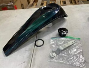 OS&D AhoubN Xl[N Fm ^N _bV R\[ N[ tHXg n[[ 08+p OS&D Advanblack Snake Venom Tank Dash Console Chrome Forest for Harley 08+