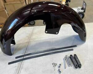 OS&D Advanblack ubN JCG 21" tgtF_[ '09-'22 n[[p OS&D Advanblack Blackened Cayenne 21" FRONT FENDER FOR '09-'22 HARLEY