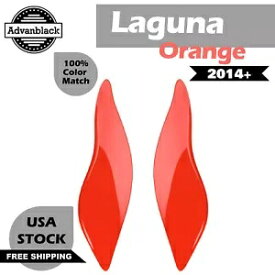 ラグナ オレンジ 調整可能なフェアリング エア ディフレクター ハーレー ストリート エレクトラに適合 Laguna Orange Adjustable Fairing Air Deflectors Fits Harley Street Electra