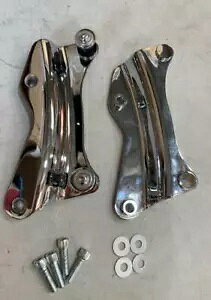 OS&D Advanblack N[ 4 _hbLO n[hEFA Lbg n[[ c[O '14-'21 p OS&D Advanblack Chrome 4-Point Docking Hardware Kit for Harley Touring '14-'21