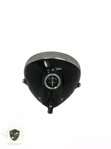 6 C` [JX Du42 ^Cv wbhCg wbhv AZu Bsa p - ubN (| ɓK) 6" Inches Lucas Du42 Type Headlight Headlamp Assembly For Bsa - Black (|Fits For