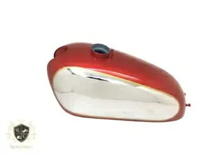 Norton P11 N15 Matchless G15 G80Cs X`[`F[ & N[ XNu[^NɓK Fit For Norton P11 N15 Matchless G15 G80Cs Steel Cherry & Chrome Scrambler Tank