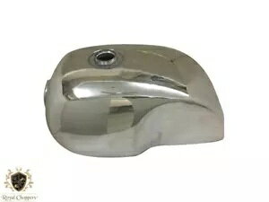 Moto Guzzi �J�t�F ���[�T�[ �J�X�^�� �|���b�V�� �A���~�j�E�� �K�X�R���K�\���� �^���N (�K��) Moto Guzzi Cafe Racer Custom Polished Aluminum Gas Fuel Petrol Tank(Fits For)