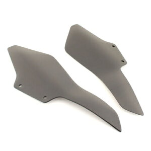 �O���[�T�C�h�t�����g�K���X�t�����g�K���X�E�C���h�f�B�t���N�^�[���� BMW R18 B �o�K�[�V 2x Gray Side Windshield Windscreen Wind Deflector Decor For BMW R18 B Bagger New 2x