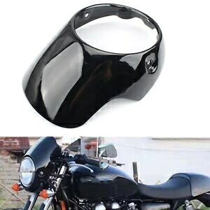 1x �I�[�g�o�C�w�b�h���C�g���C�g�J�o�[�g�����g���C�A���t T100 T120 T900 ����̂��鍕 1x Motorcycle Headlight Light Cover Trim For Triumph T100 T120 T900 Glossy Black �y���s�A���i�z
