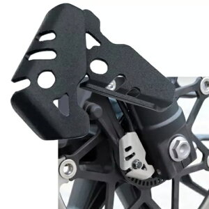 �u���b�N�t�����g & ���A ABS �Z���T�[�K�[�h�J�o�[�L�b�g�z���_ CB500X 2019-2023 �V Black Front & Rear ABS Sensor Guard Cover Kit For Honda CB500X 2019-2023 New