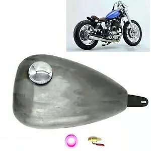 K\RKX^N KXLbvt }n SR400 I[goCp  FV Petrol Fuel Gas Tank W/Gas Cap FOR Yamaha SR400 Motorcycle Handmade Silvery New