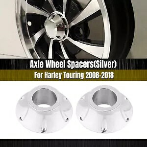 �I�[�g�o�C�t�����g�e�[�p�[�A�N�X���z�C�[���X�y�[�T�[�n�[���[�c�[�����O 2008-18 �N���[�� ka Motorcycle Front Tapered Axle Wheel Spacers For Harley Touring 2008-18 Chrome ka �y���s�A���i�z