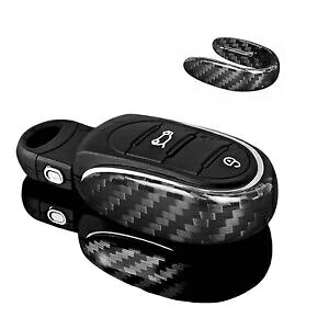 1 hCJ[{t@Co[[gL[ Fob P[Xg~j F54 F55 F56 F57 F60 1pcs Dry Carbon Fiber Remote Key Fob Case Trim For MINI F54 F55 F56 F57 F60