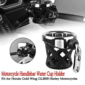 1 �Z�b�g�I�[�g�o�C�n���h���o�[�J�b�v�z���_�[�z���_�S�[���h�E�B���O GL1800 �V�������c & �N���� 1 Set Motorcycle Handlebar Cup Holder For Honda Gold Wing GL1800 Schwarz&Chrom