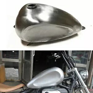 1 ZbgVo[I[goCKXR^N 15L z_XeB[h 400 600 + Lbv 1Set Silver Motorcycle Gas Fuel Tank 15L For HONDA Steed 400 600 +Cap