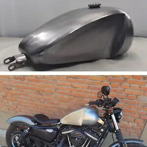1 ZbgI[goC 17L Vo[K\KXR^Nn[[X|[cX^[ 2007-2022 1 Set Motorcycle 17L Silver Petrol Gas Fuel Tank For Harley Sportster 2007-2022