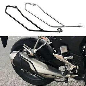 1Pc �u���b�N�I�[�g�o�C�r�C�ǃK�[�h�v���e�N�^�[�z���_ CB500X 2019-2023 1Pc Black Motorcycle Exhaust Pipe Guard Protector For Honda CB500X 2019-2023