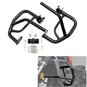 1 �Z�b�g�G���W���K�[�h�N���b�V���o�[�v���e�N�^�[�z���_ CMX300 Rebel500 2017-2022 �u���b�N 1Set Engine Guard Crash Bar Protector For Honda CMX300 Rebel500 2017-2022 Black �y���s�A���i�z