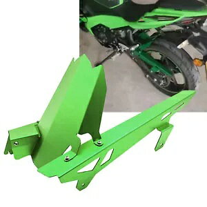 O[A^CtF_[`F[K[hJo[ KAWASAKI Ninja400 Z400 Ninja250 ka Green Rear Tire Fender Chain Guard Cover For KAWASAKI Ninja400 Z400 Ninja250 ka