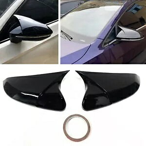 ̂Ԃ̃hATChA~[Jo[Lbg z_VrbN 2016-21 2017p- Shiny Car Door Sides Rear Mirror Cover Kit for Honda Civic 2016-21 2017-