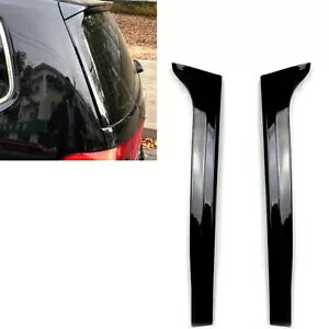 AEBhETChJi[hX|C[gVCj[ubN VW Touran 2016-2022- Rear window side canard spoiler trim shiny black for VW Touran 2016-2022-