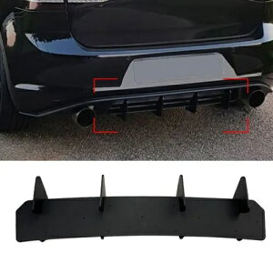 AfBt[U[X|C[TChX|C[ 4 XbgubN VW St 7.5 MK 7.5 GTI- Rear diffuser spoiler side spoiler 4 slats black for VW Golf 7.5 MK 7.5 GTI-