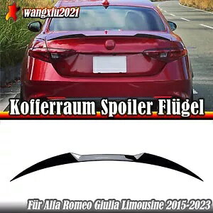 At@I WAZ_ 2015-2023 gNX|C[AX|C[ubN- For Alfa Romeo Giulia sedan 2015-2023 trunk spoiler rear spoiler black-