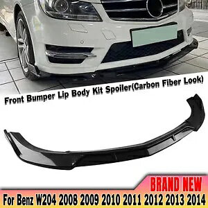 �Ԃ̃t�����g�G�v�������b�v�X�|�C���[�����Z�f�X�x���c W204 C200 C250 C300 2008-2014- Car front apron lip spoiler for Mercedes Benz W204 C200 C250 C300 2008-2014-