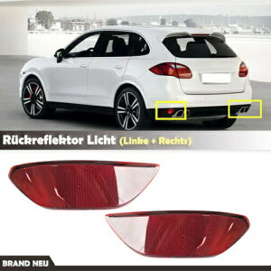 |VFJCG 958 2011-2014 2013 Aop[tHOvv 2x- For Porsche Cayenne 958 2011-2014 2013 rear bumper fog lights lamp 2x-