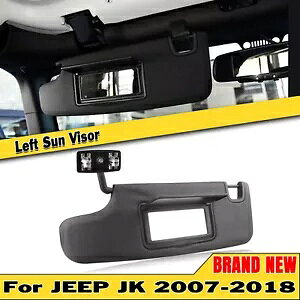 �W�[�v�����O���[ JK 2007-2018 �t�����g�����Ă��~�ߓ��Ă��~�߃u���b�N 1 ��- For Jeep Wrangler JK 2007-2018 Front Left Sunscreen Sunscreen Black 1PC- �y���s�A���i�z