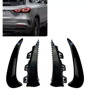xc GLA GLA35 AMG 2020 CB bNAX|C[CJo[̂- For Benz GLA GLA35 AMG 2020 CB Look Rear Spoiler Air Inlet Cover Shiny-