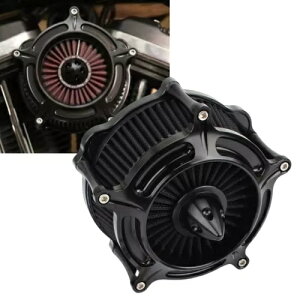 �u���b�N�G�A�t�B���^�[�C���e�[�N�t�B���^�[�J�o�[�n�[���[ 1991-2020 1992 XL SPORTSTER �p- Black air filter intake filter cover for Harley 1991-2020 1992 XL SPORTSTER- �y���s�A���i�z
