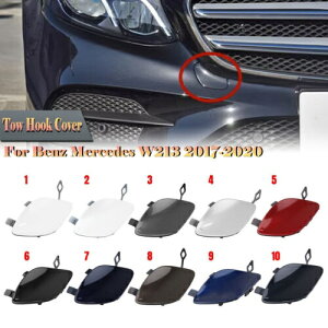 xc W213 E 350/400/2020 2018 tgtbNACbgJo[O[- For Benz W213 E 350/400/2020 2018 Front Towing Hook Eyelets Cover Grey-