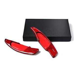 BMW 5 V[YpbhJ[{t@Co[XeAOzC[VtgbJ[GNXeVVi- Red carbon fiber steering wheel shift rockers extension for BMW 5 Series NEW-