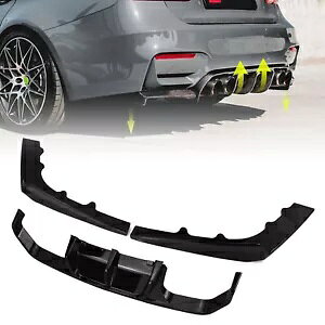 2015 2016-2019 BMW F80 M3 F82 F83 M4 AGvbv_Co[^[̂- For 2015 2016-2019 BMW F80 M3 F82 F83 M4 rear apron lip diverter shiny-