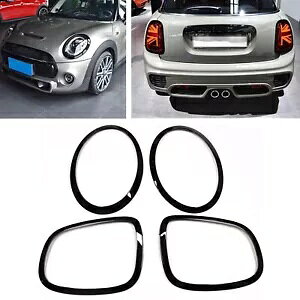 BMW �~�j�N�[�p�[ S F55 F56 F57 JCW 2014-UP �w�b�h���C�g�t���[���g���� DE- For BMW Mini Cooper S F55 F56 F57 JCW 2014-UP Headlights Frame Trim DE- �y���s�A���i�z